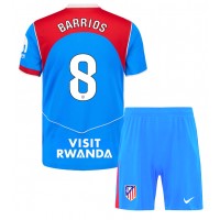 Atletico Madrid Pablo Barrios #8 Tretí Detský futbalový dres 2025-26 Krátky Rukáv (+ trenírky)